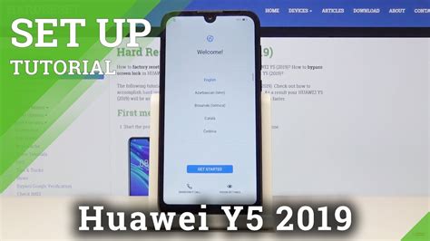 How to Set Up Huawei Y5 2019 .